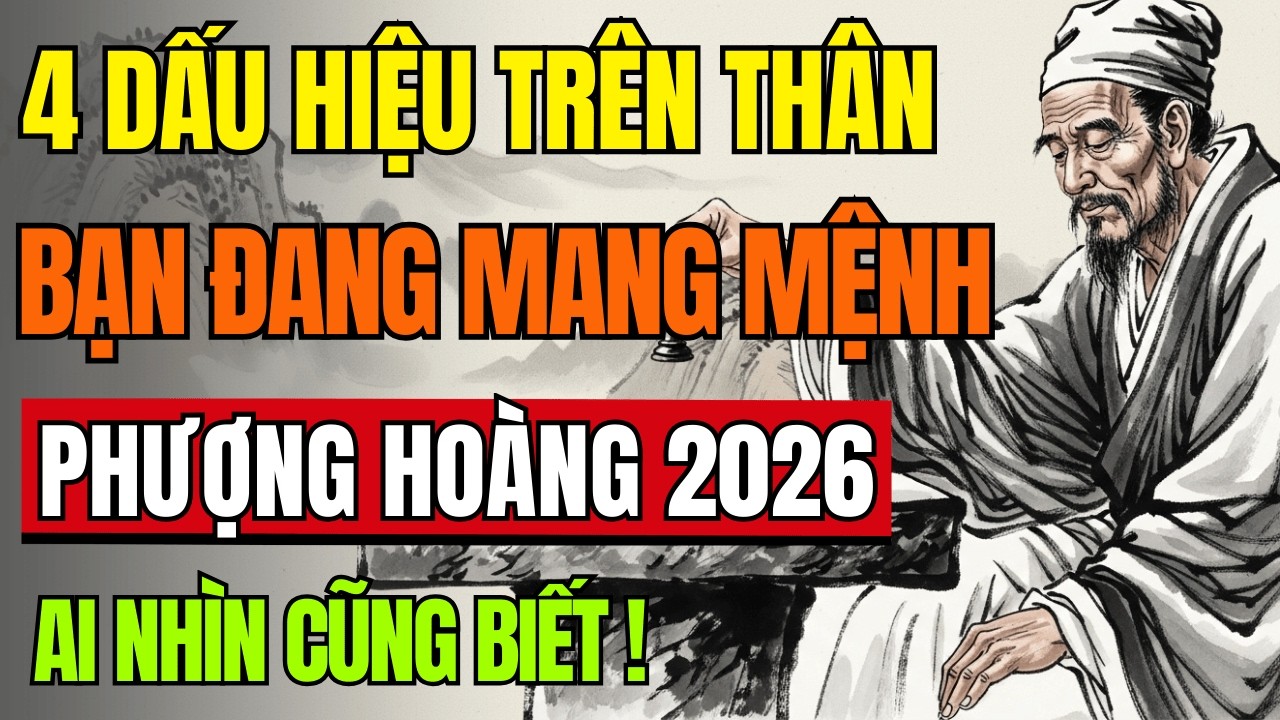 Cổ Nhân Dạy: Có 4 Dấu Hiệu Này Trên Thân, Bạn Đang Mang Mệnh Phượng Hoàng 2026