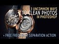 3 Uncommon Ways To Clean In Photoshop + Free Frequency Separation Action