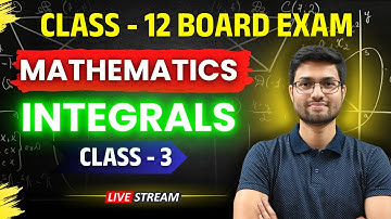 CHSE BOARD 2026 || MATHEMATICS INTEGRALS CLASS - 3 || #bidyasagarclasses_chse #class11th  #class11th