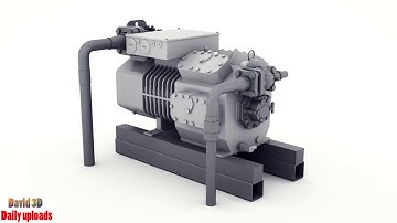 Diesel generator || Download free 3D models #5041