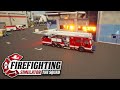Firefighters Responding To A MASSIVE Warehouse Fire In Firefighting Simulator - The Squad