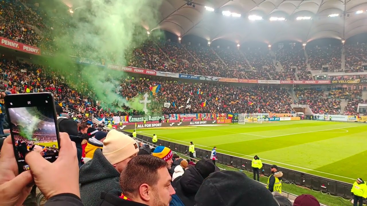 Coregrafie + Imnul Național în ROMÂNIA - Cipru 4-1 🇷🇴