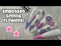 Embossed Cartoon Flowers | Spring Nail Art | Nailchemy