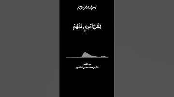 المنشاوي | يوم يفر المرء من أخيه وأمه وأبيه وصاحبته وبنيه | تلاوات | تلاوة تحي القلوب الميتة