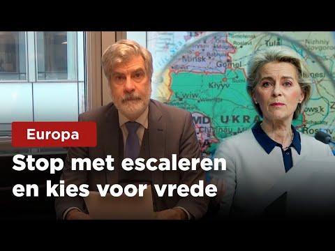 "Alleen zo kunnen we een catastrofe afwenden" FVD-Europarlementarir de Graaff over Oekrane
