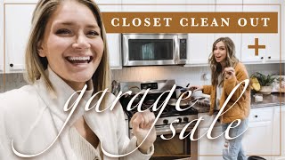 Closet Clean Out, Hosting A Garage Sale + THE HAUL