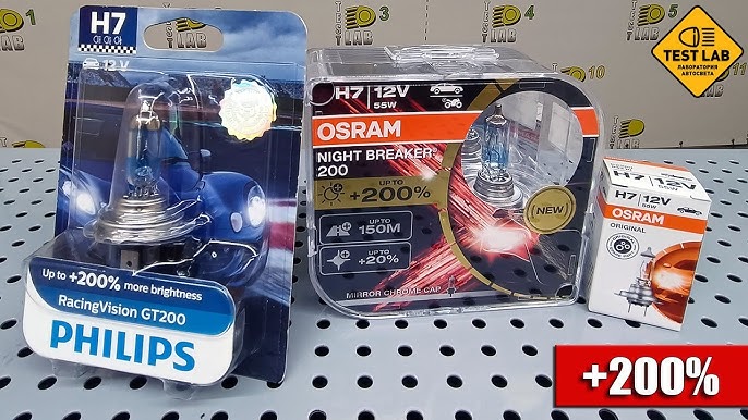 Osram Nightbreaker 200 H4 Car Headlight Bulbs +200% Upgrade Headlamps TWIN  NEW! 4062172198134