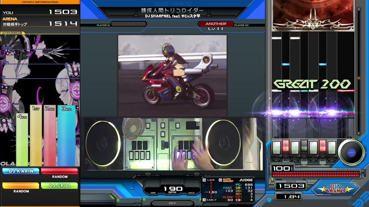 beatmania IIDX】錬成人間トリコロイダー / DJ SHARPNEL feat. ￥Cu