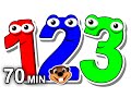 "Counting 123s" Learn Numbers & More | Baby Beavers 70 Min HD Animation, Preschool Teacher