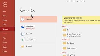 How to Save File in PowerPoint screenshot 5
