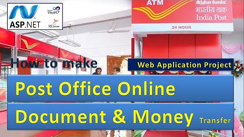 Post Office Document & Money Distribution C# asp.net Sql Server Online Project | asp196 #highblixasp