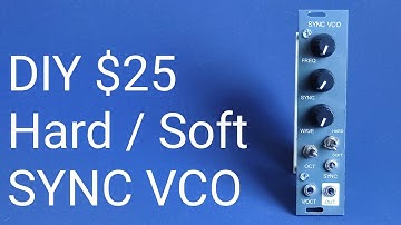 [$25] DIY eurorack modular synth Hard/Soft SYNC VCO with Arduino uno R4 , digital VCO
