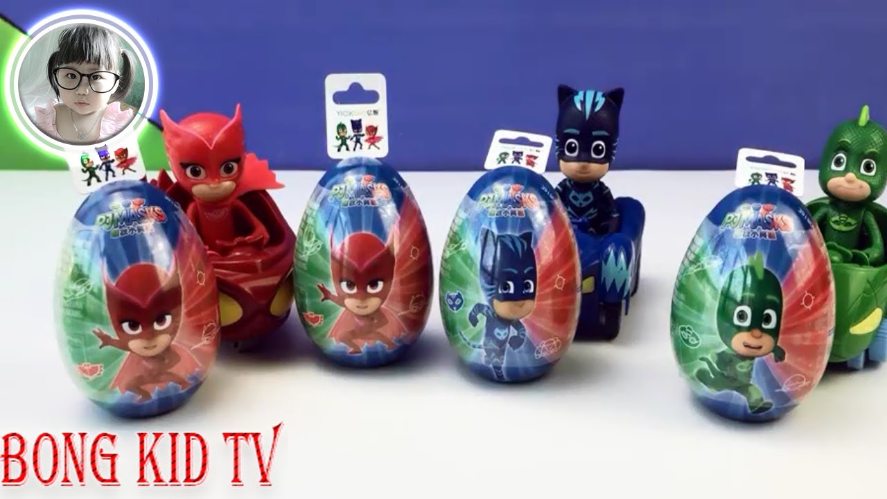 Surprise Eggs - Pajamas Little Hero Surprise Funny Egg Toys With BongKidTV