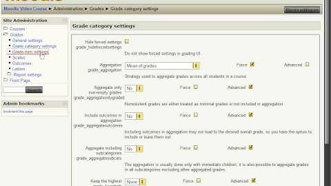 Basic Moodle Gradebook howto (admin)