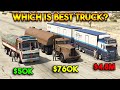 GTA 5 : FRANKLIN VS MICHAEL VS TREVOR (WHICH IS BEST TRUCK?)