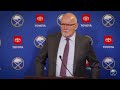 "Didn't Take Advantage Of Opportunities" | Lindy Ruff After 5-2 Loss To Detroit | Buffalo Sabres