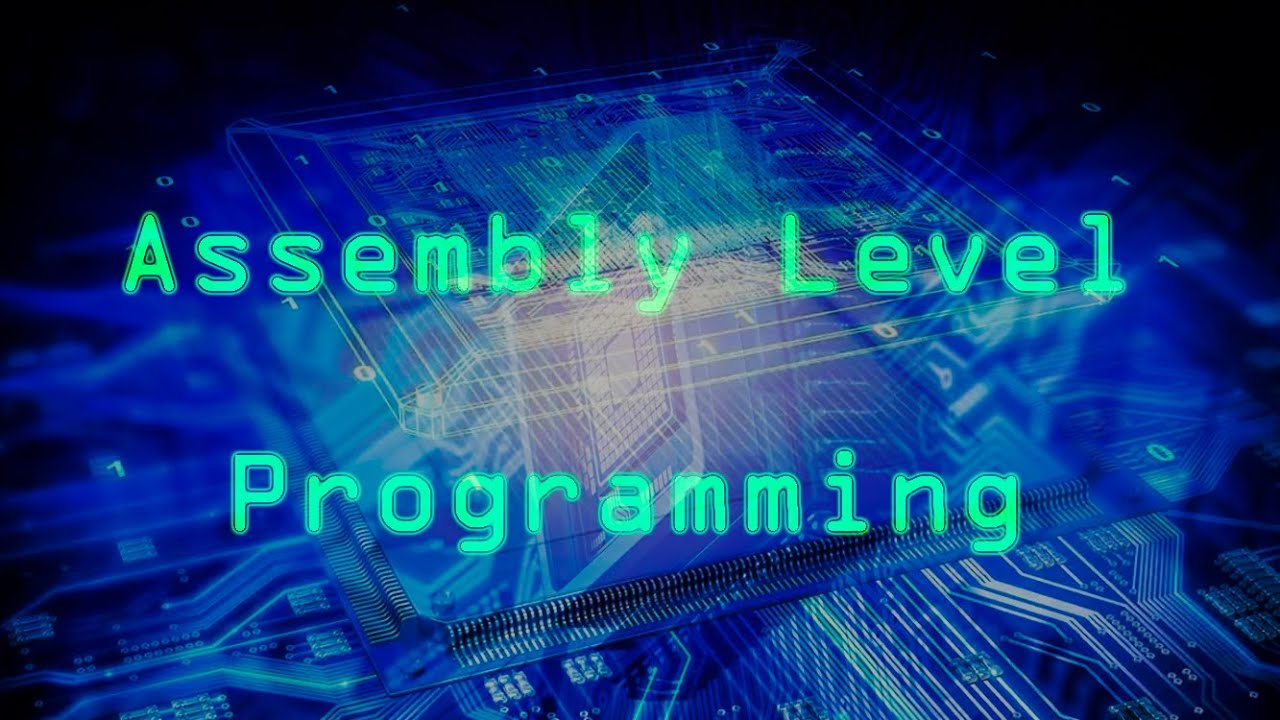 Assembly Level Programming 2 - YouTube