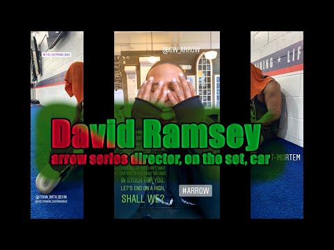 david-ramsey-arrow-series-director,-on-the-set,-car