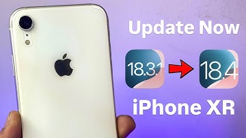 iPhone XR New Update- How to Update iPhone XR iOS 18.3.1 to iOS 18.4 Beta 1