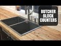 Butcher Block Counter Made From 2x3 Lumber