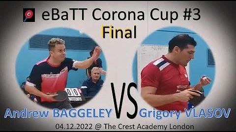 Final | Andrew BAGGELEY vs Grigory VLASOV | 3rd eBatt CCT