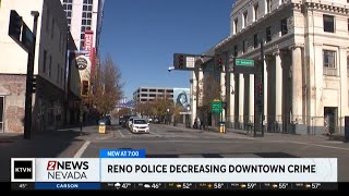 Reno Police on decreasing downtown crime