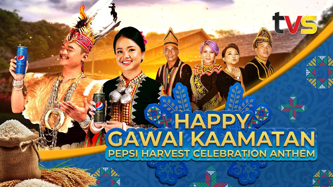 Ramles Walter  Dabra Sia  Happy Gawai Kaamatan  Pepsi Harvest Celebration Anthem