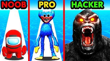 NOOB vs HACKER MONSTER EVOLUTION