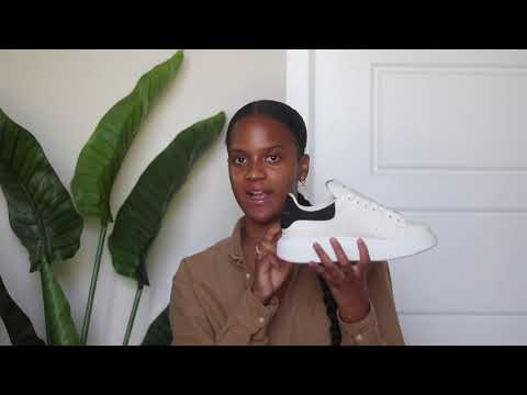 how to lace european laces + alexander mcqueen sneakers - YouTube