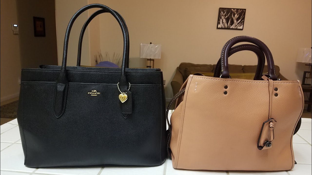 Coach Bailey Carryall Review - 1 Year Wear & Tear and What Fits Inside ...