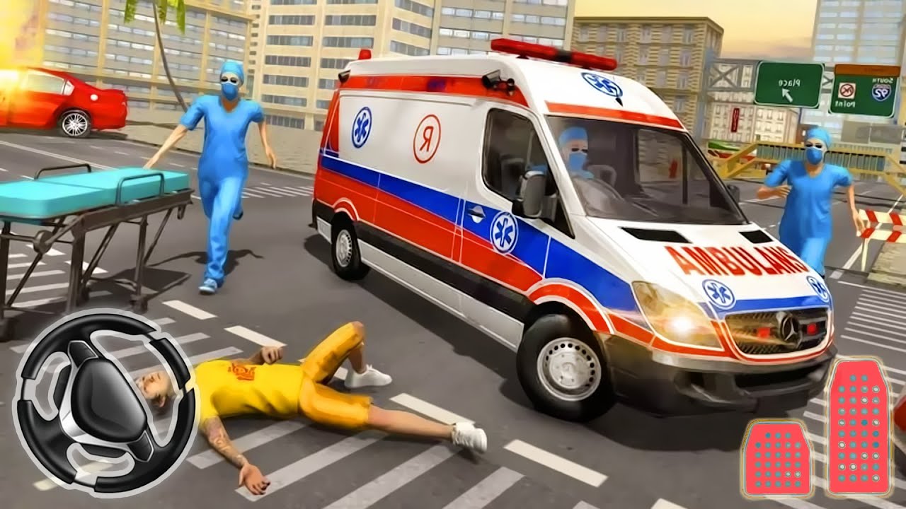 Police Ambulance Game - City Emergency Rescue VAN Driving Simulator | Android Gameplay