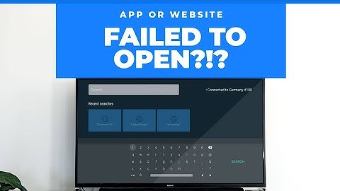 Application Failed to open page? Issues Signing in? Failed to Open Page? Let