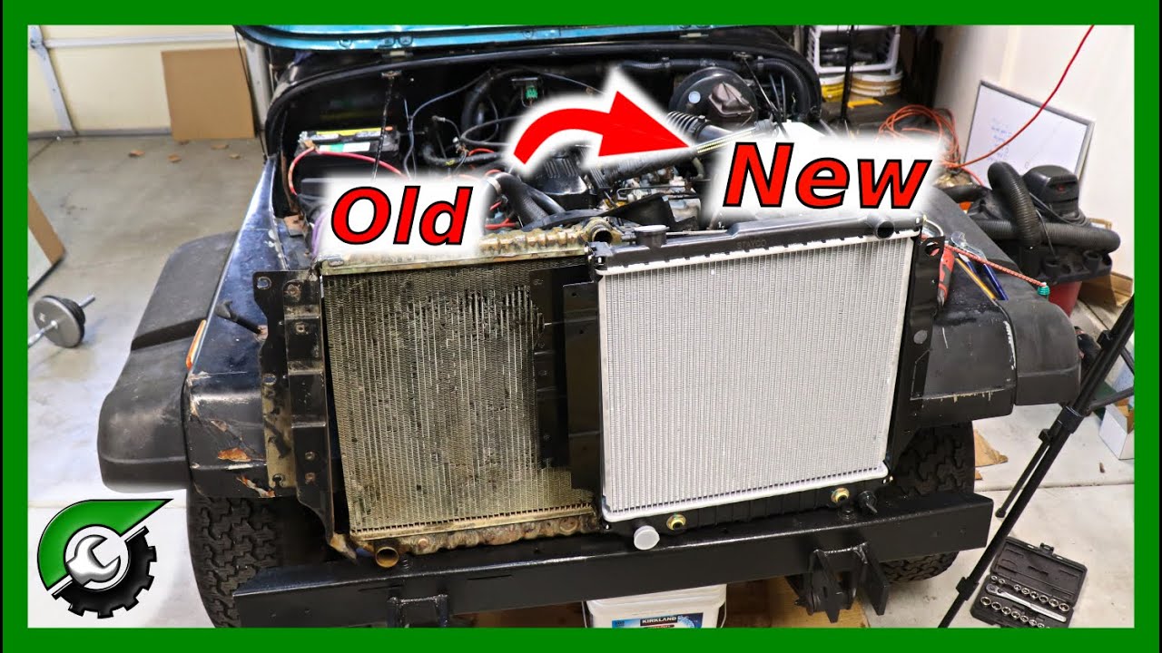 Introducir 77+ imagen 1995 jeep wrangler radiator replacement