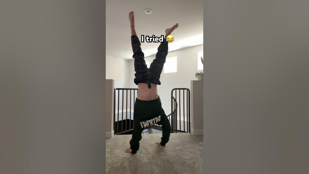 Cupid shuffle challenge  😂 #handstand #gymnast #olympics #gymnastics #sports #olympic #gym #song