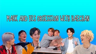 mark being obsessed with haechan for 14 minutes