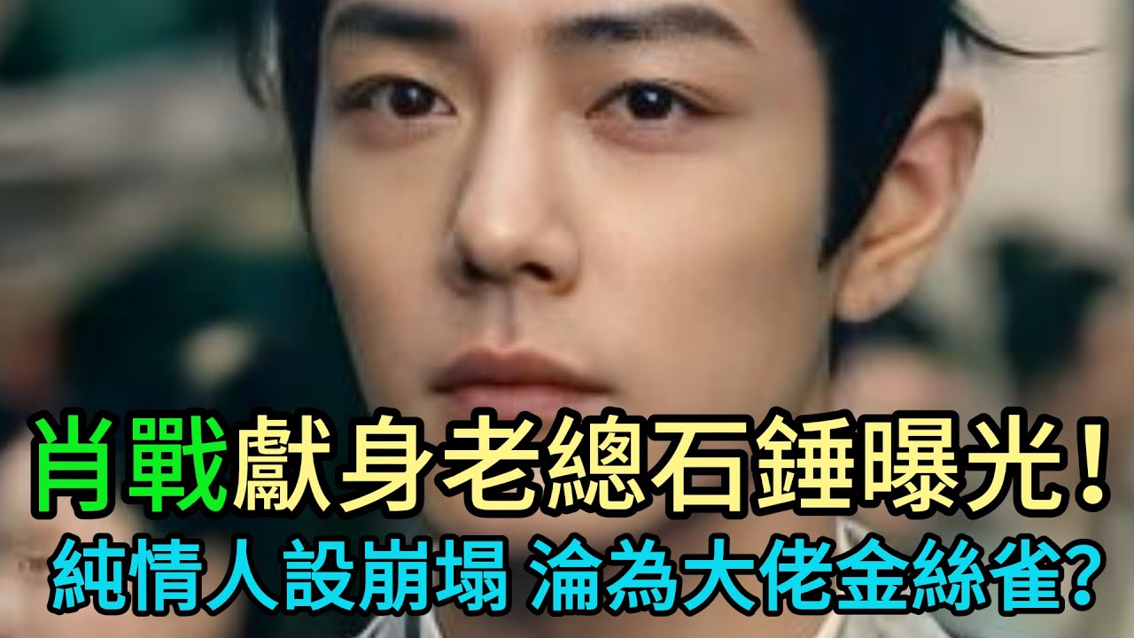 驚天猛料！9年“純情人設”崩塌！肖戰被曝“獻身”京圈老總石錘曝光？資本大佬的“金絲雀”竟是他？！#肖戰