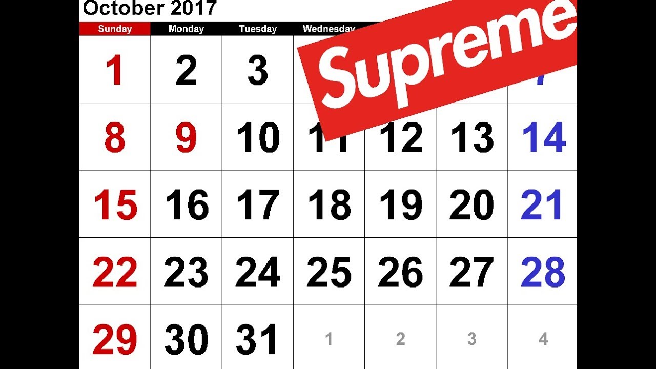 Every Supreme Collaboration Dropping In October! (With Pictures!)