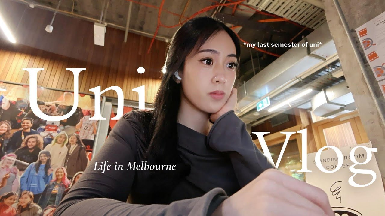 Melbourne Uni Vlog 🎧ྀི | last semester as a uni student 🧺