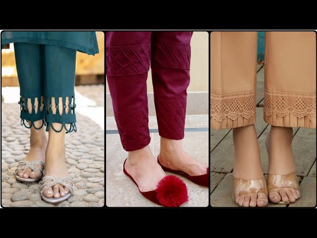 Ladies Trousers Pakistani Indian 7XL Capri Pencil Pants Embroidery Shalwar  SF71  eBay