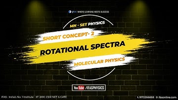 SHORT CONCEPT -  ROTATIONAL SPECTRA
