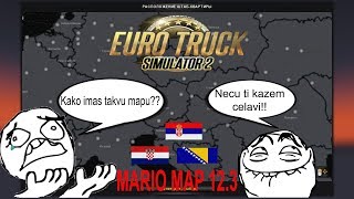 Mapa Citavog Svijeta U Ets 2  Tutorial Kako Ubaciti Mario Map 123 Za Ets 2 V128