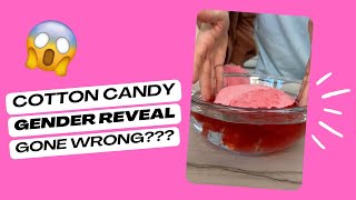 Cotton Candy Reveal GONE WRONG? 😱🎀💙