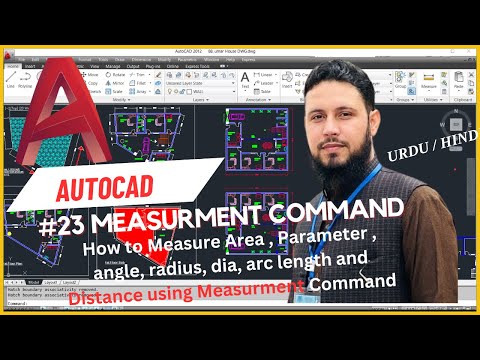 How to Measure Area, Angle, Distance, Arch Length, and Radius in AutoCAD