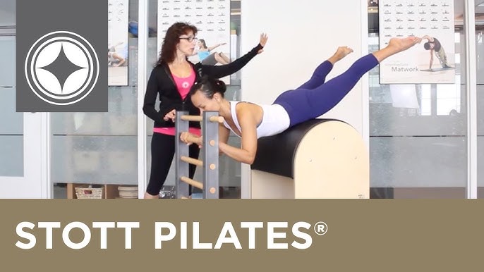 STOTT PILATES® Rehab  Glute Activation: Footpress on Long Box 