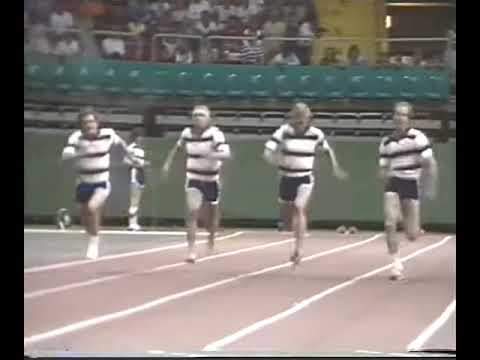 Wayne Gretzky vs Ingemar Stenmark vs Björn Borg 60m race.1982,