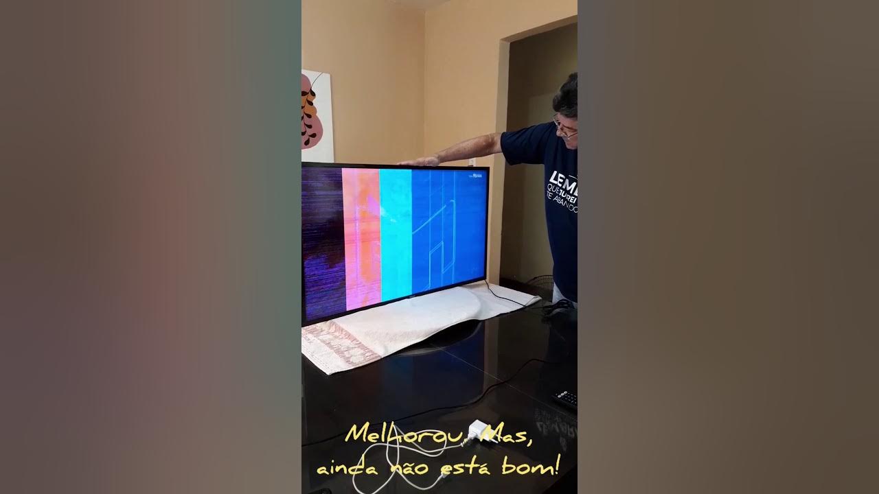 TV SAMSUNG 43" UN43J5200. Imagens duplicadas e trêmulas YouTube