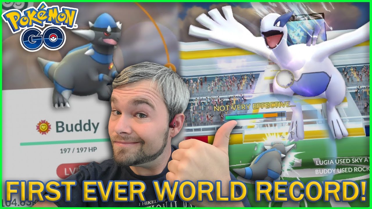 MY FIRST WORLD RECORD IN POKEMON GO! TRIOING LUGIA! YouTube