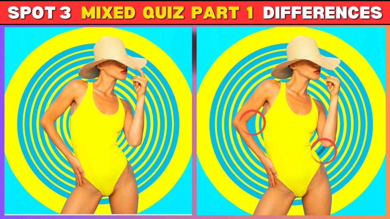 【Spot the Difference】🕵🏼‍♂️ A Genius Solve 5 Mixed Riddles #1