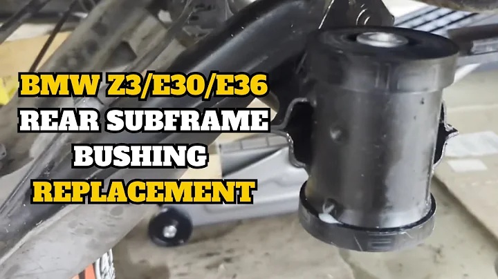 How I Replaced the Rear Subframe Bushings on My BMW Z3 (NO BURNING/NO DRILLING)