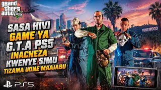 JINSI YA KU SETI GAME YA G.T.A PS5 NA KUCHEZA KWENYE SIMU